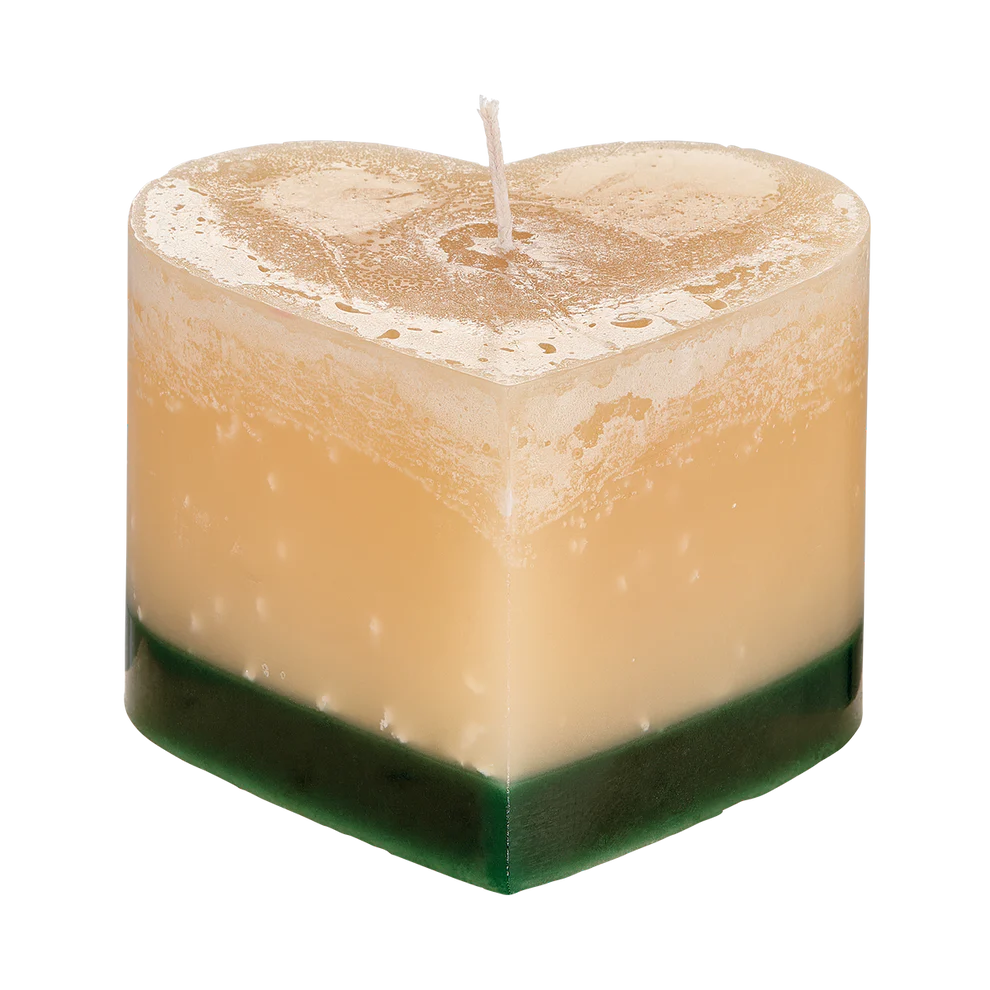 Winter Spice Heart Candle