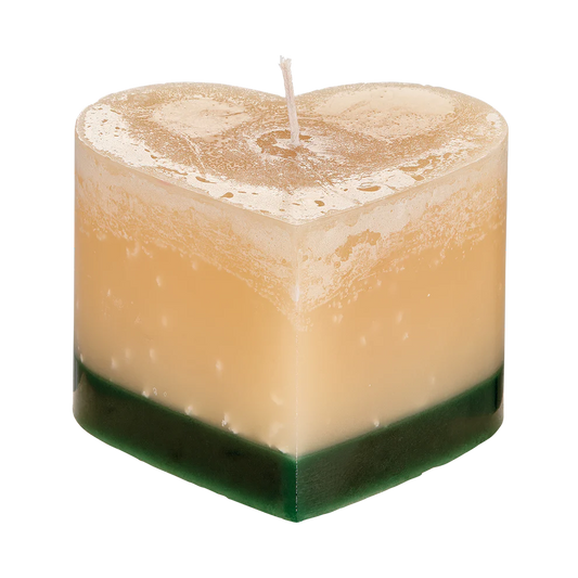 Winter Spice Heart Candle