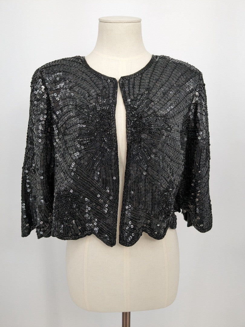 Beaded 2025 cropped jacket