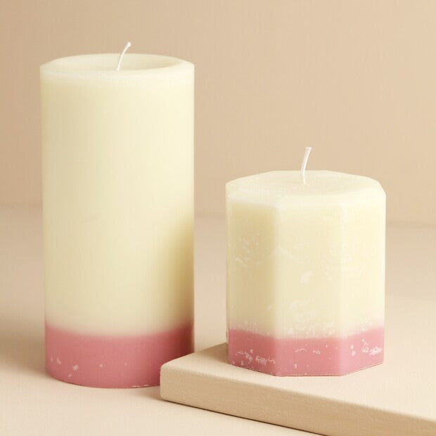 Pink Jasmine and Pear Octagon Candle