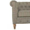 Multi Tweed 2 Seat Chesterfield Wholesale