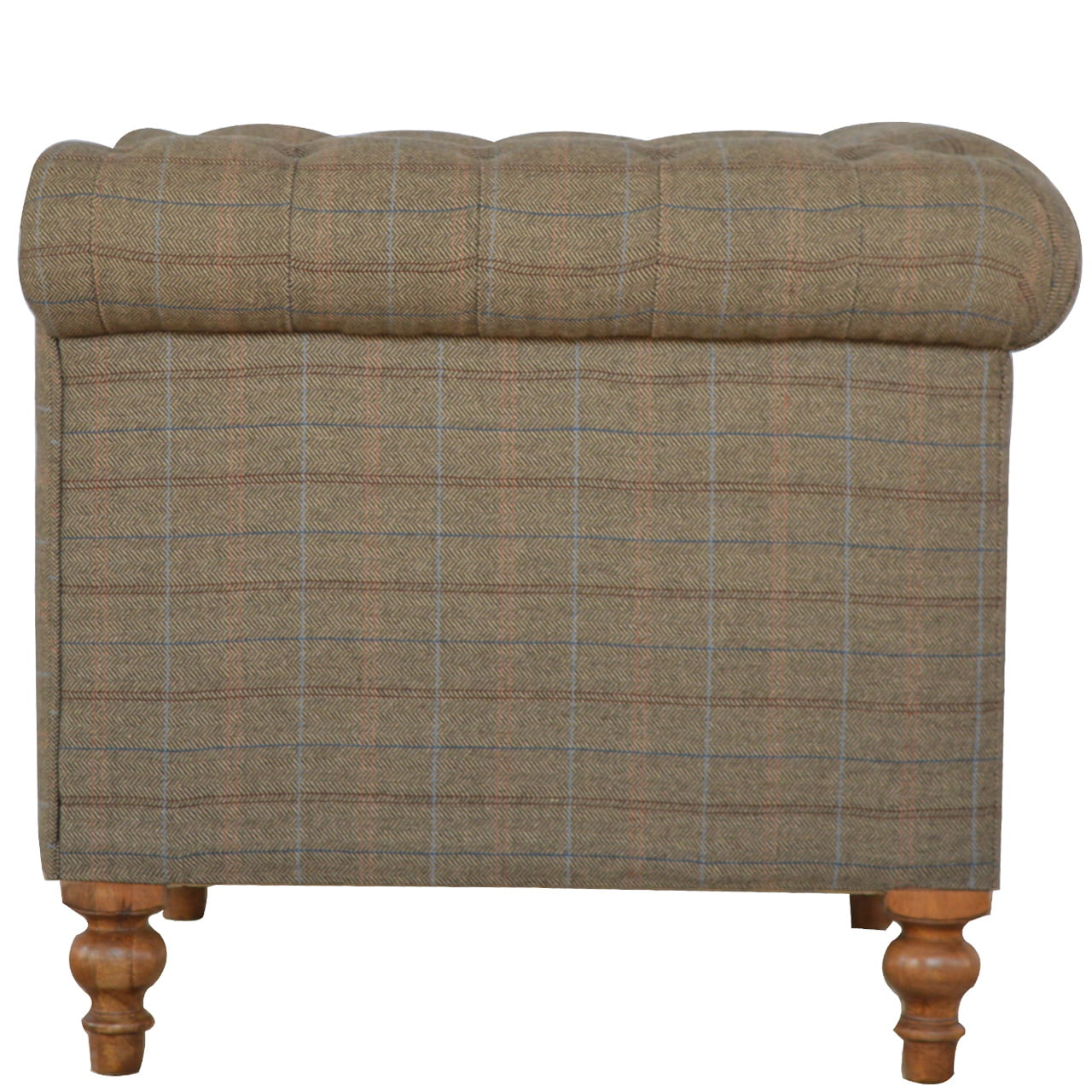 Multi Tweed 2 Seat Chesterfield Wholesale