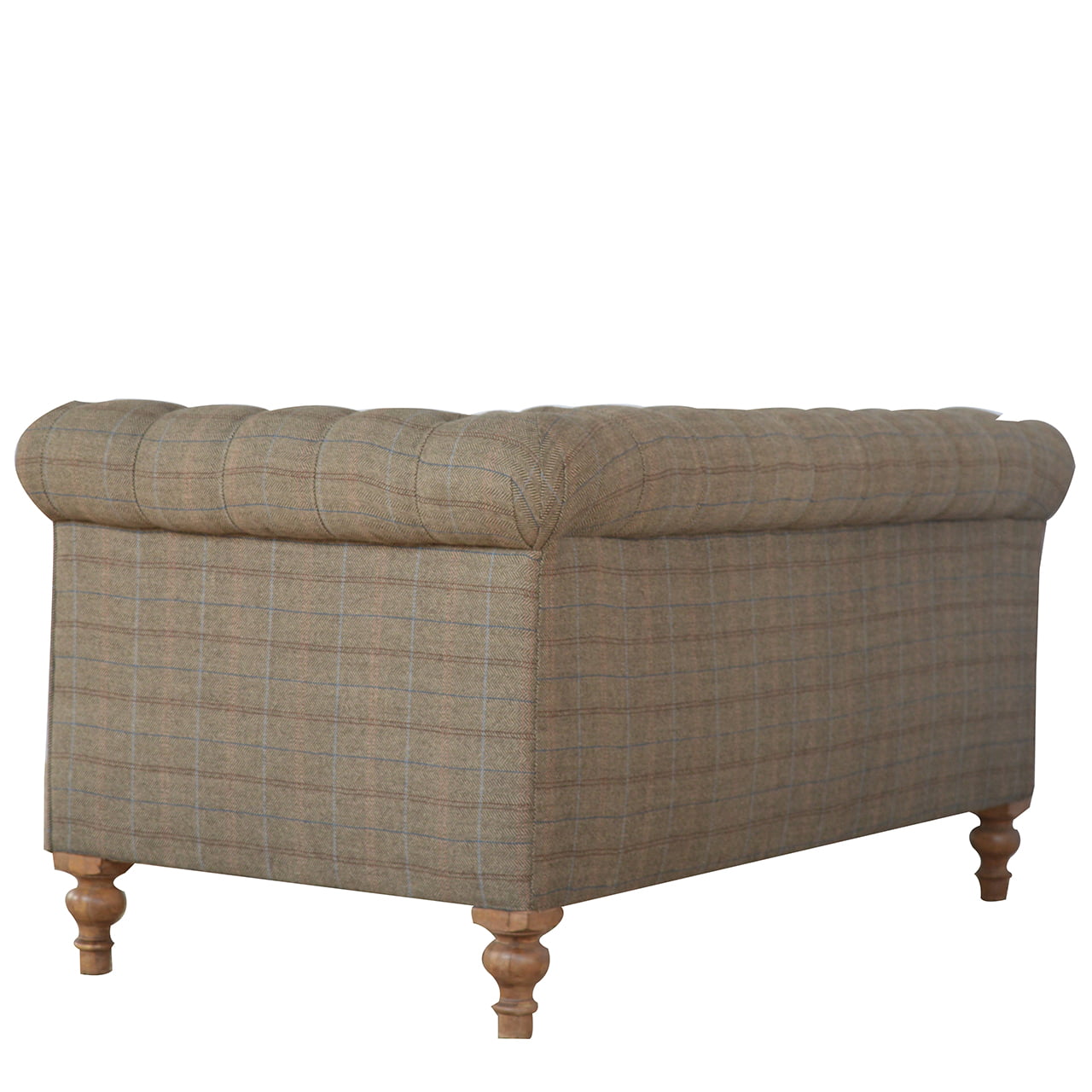 Multi Tweed 2 Seat Chesterfield Wholesale