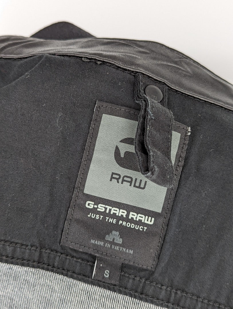 G-Star Raw Black Denim Ladies Bomber Jacket - Size S