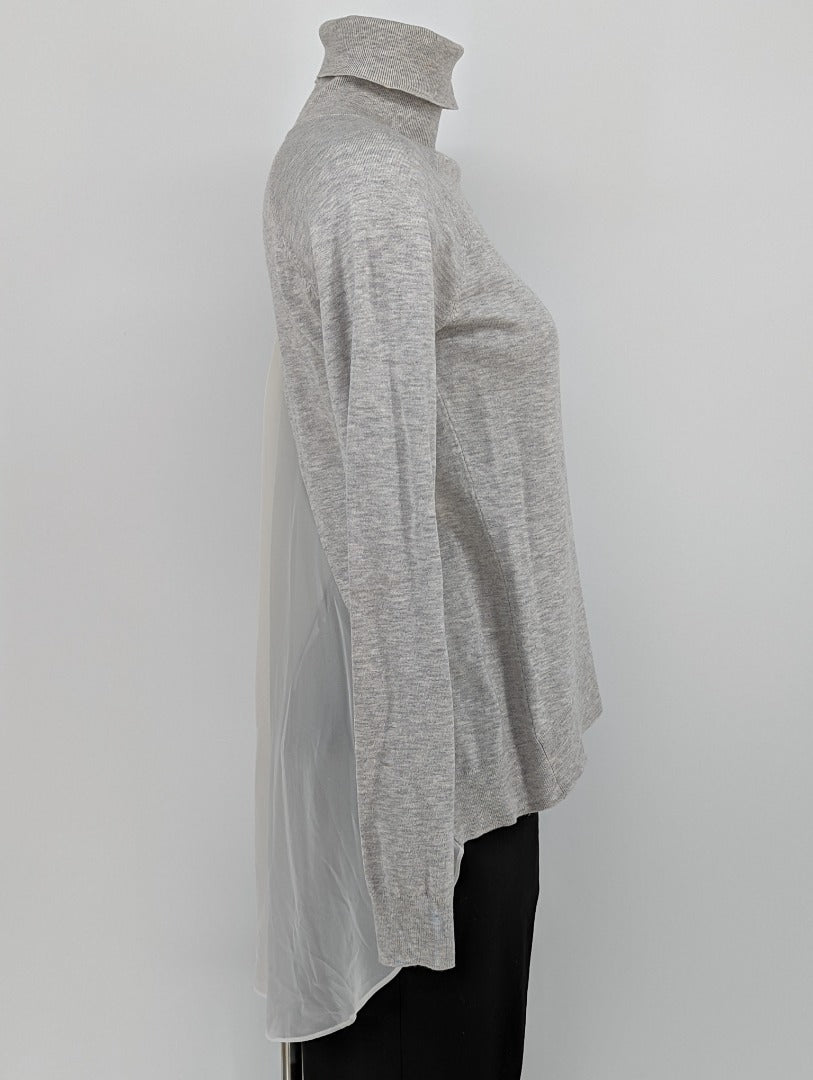 Karen Millen Light Grey Long Sleeved Womens Jumper - Size 2