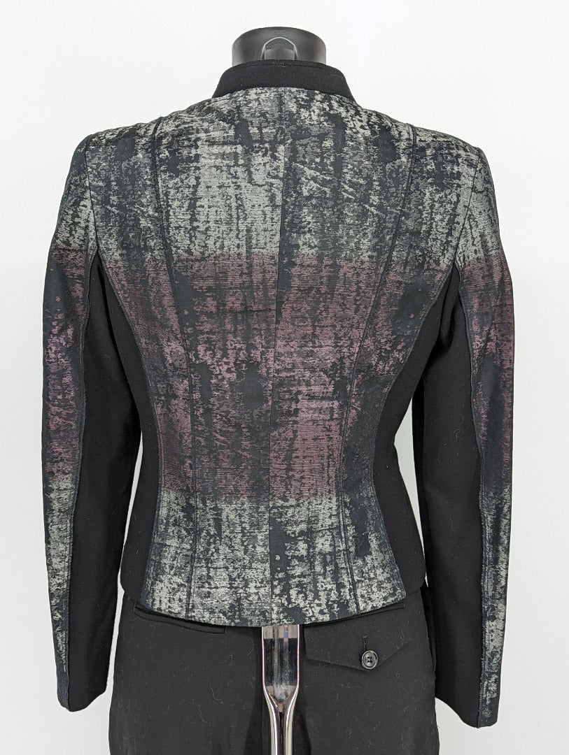 Gerry Webber Black Purple Zip Up  Ladies Jacket - Size 6-8