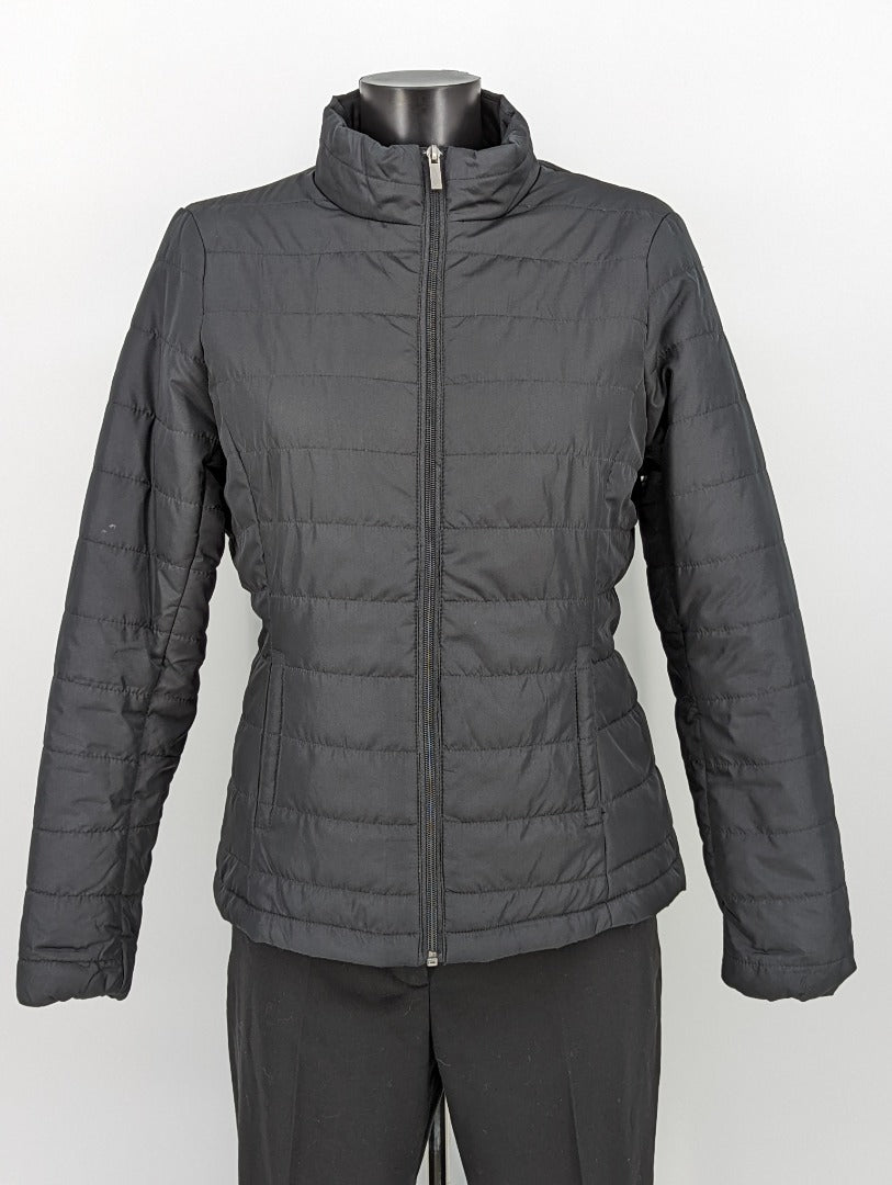 Marks & Spencer Black Short Puffer Ladies Jacket - Size 12