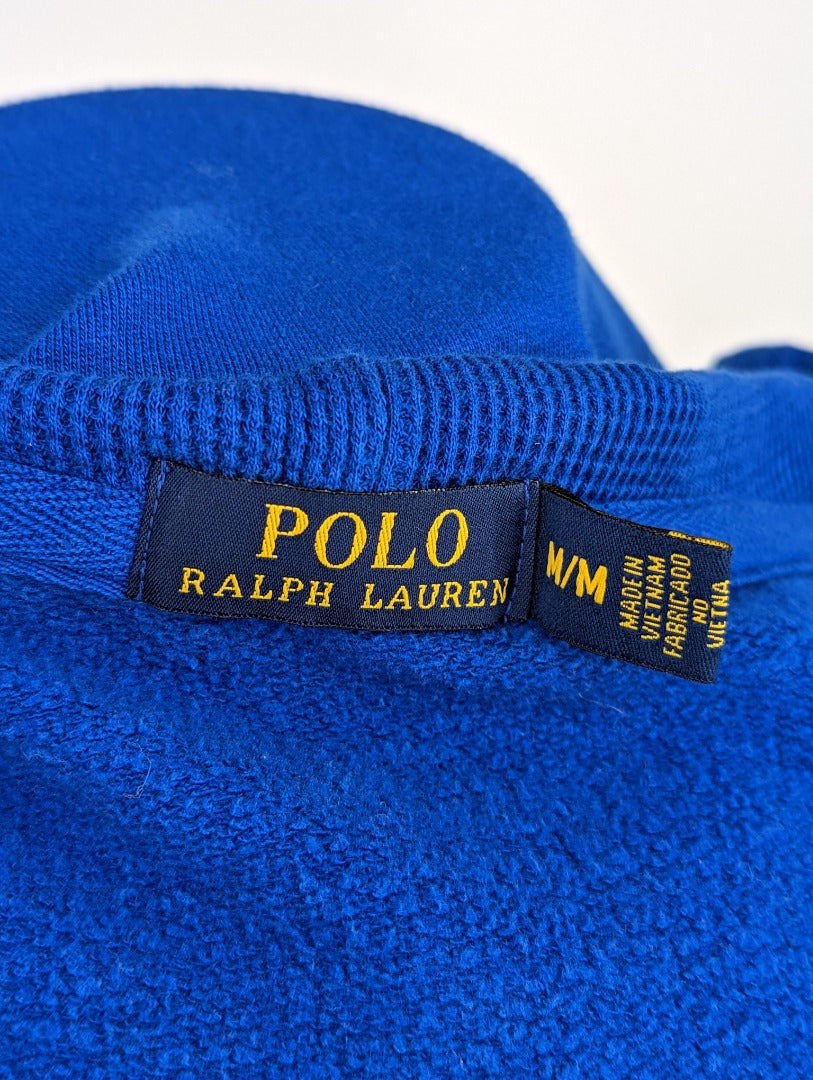 Polo Ralph Lauren Blue Men's Zipped Hoodie - Size M