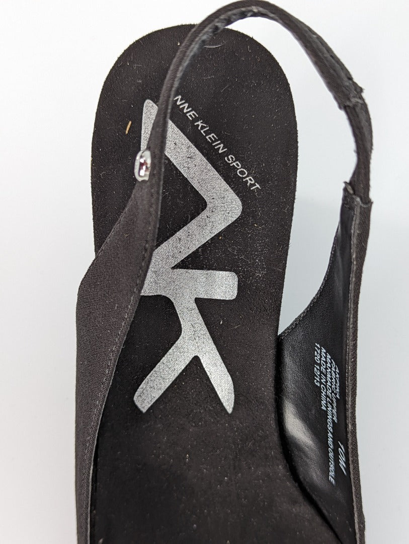 Anne Klein Sport Black Pika2 Court Shoes - Size 8