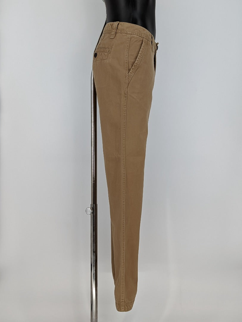 Fat Face Taupe Modern Straight Fit Men Chinos - Size 30R