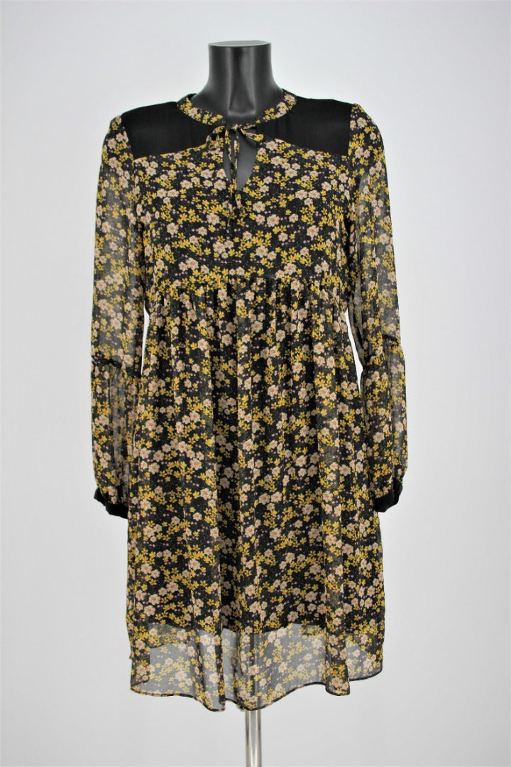 NAF NAF Floral Print Ladies Tunic Dress - Size 38 (UK 10)