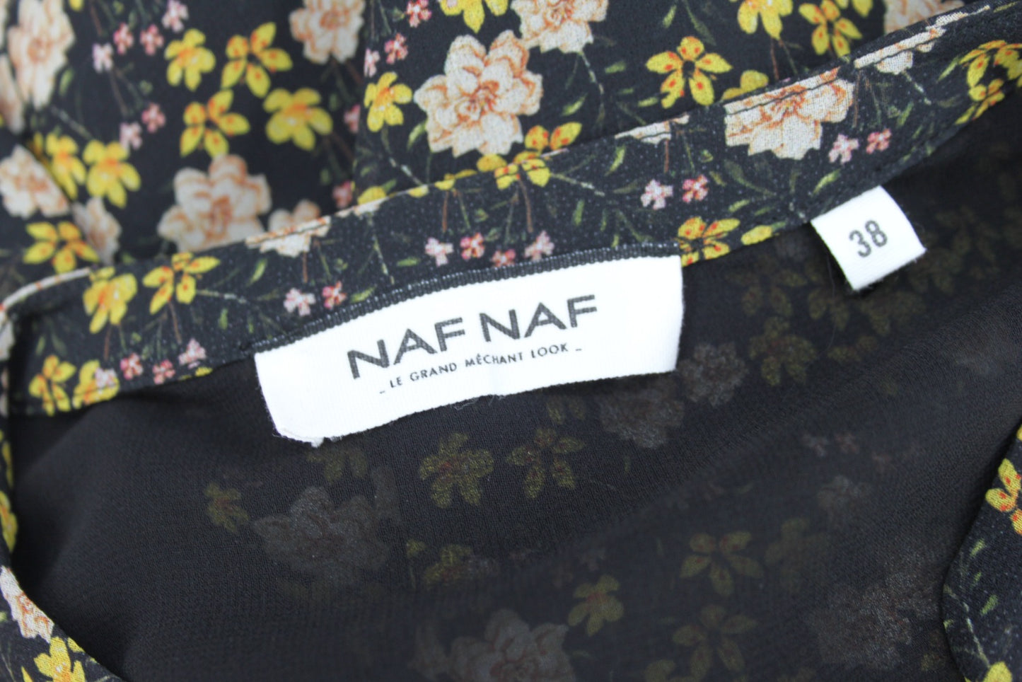 NAF NAF Floral Print Ladies Tunic Dress - Size 38 (UK 10)