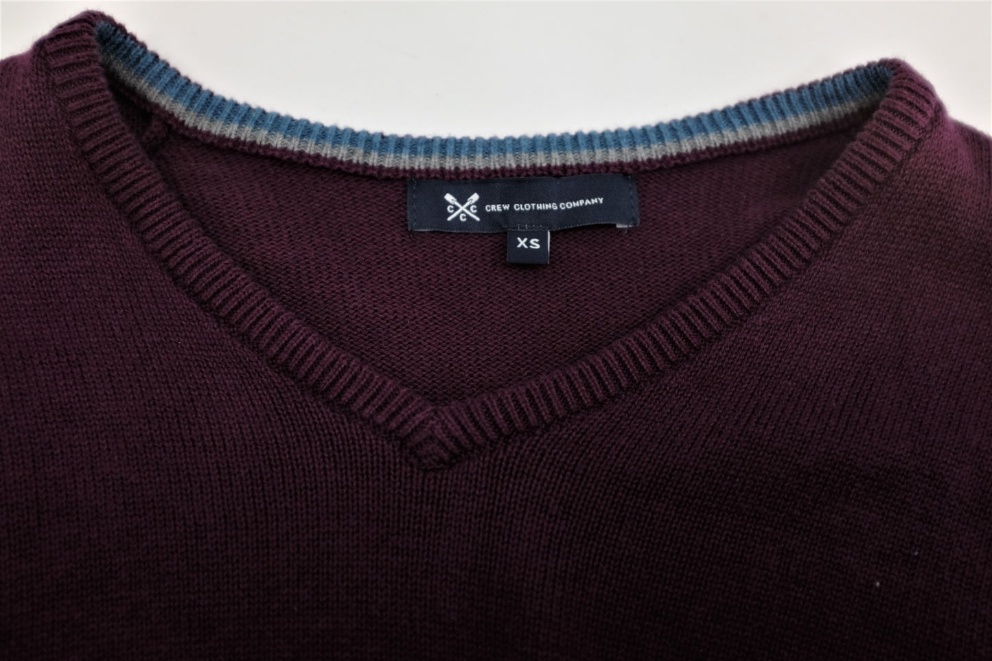 Crew Clothing Co. Purple Knit Men Jumper - Size XS
