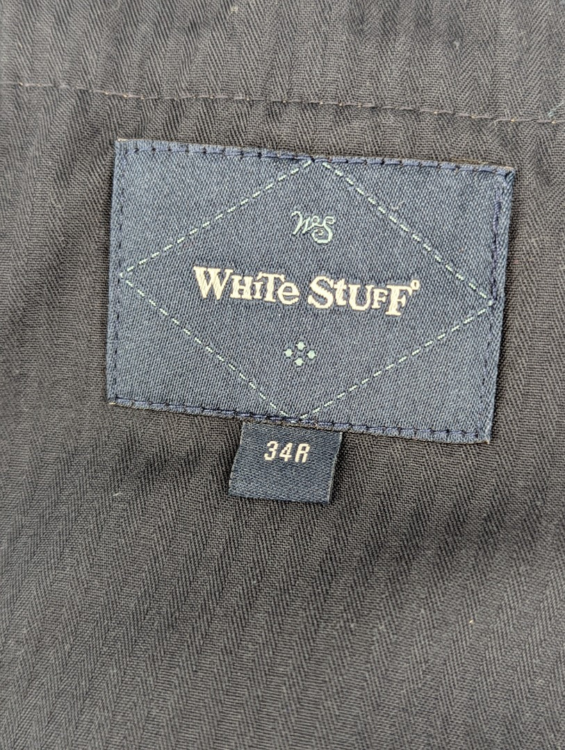 White Stuff Grey Cotton Men Trousers - Size 34R