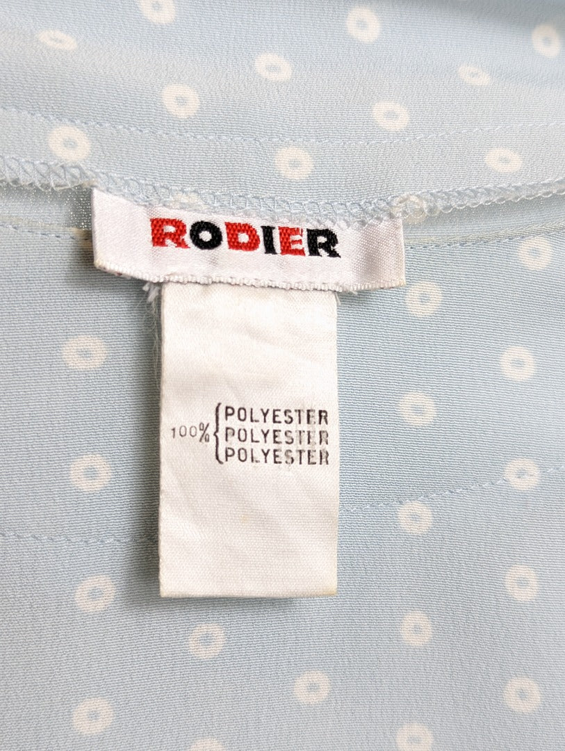 Rodier Powder Blue Women Top - Size 40 ( 10 UK)
