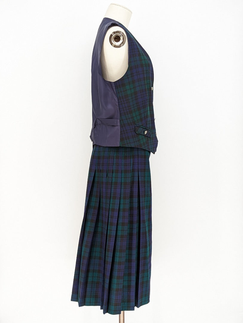 Edinburgh Lochcarron Black Watch 2 Piece Kilt Suit - Size 16