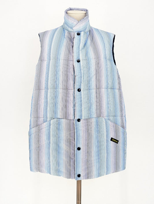 Claires Country Clothing Striped Padded Waistcoat -Size L