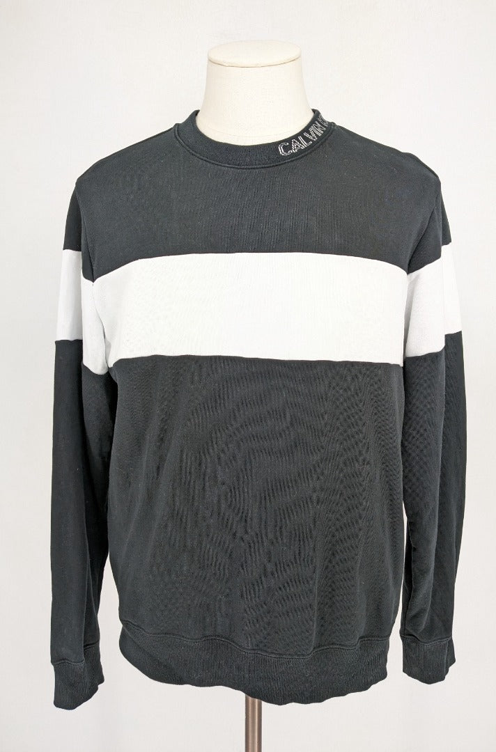 Vintage 90's Calvin Klein Jeans Black Men Sweatshirt - Size L