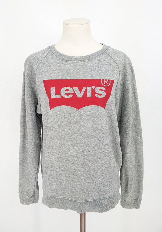 Vintage Levi's Grey Crewneck Ladies Sweatshirt - Size S