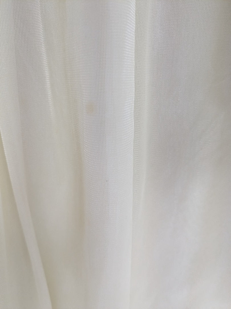 Vintage Cream 60's Boho Layered Nightgown/Wedding Dress - Size 14