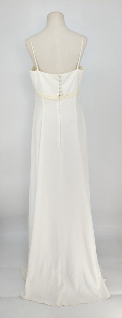 Vintage Tous Les Jours Ivory A-Line Style Wedding Dress - Size 10/12