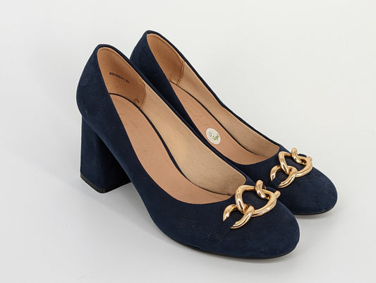 New Look Love Comfort Vegan Navy Ladies Shoes - Size 7