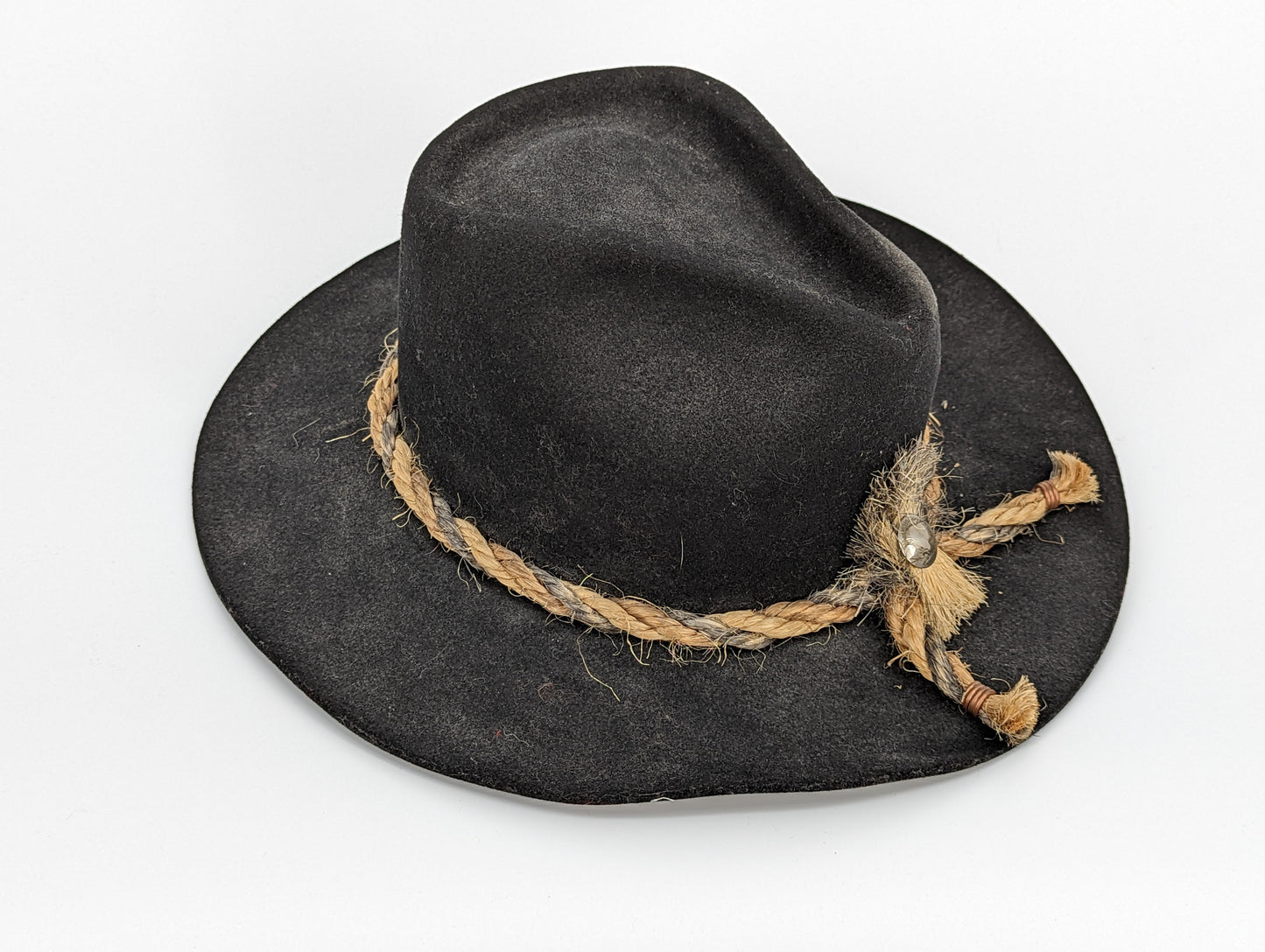 Shady Brady Black Fur Blend Cowboy Hat - Size XL