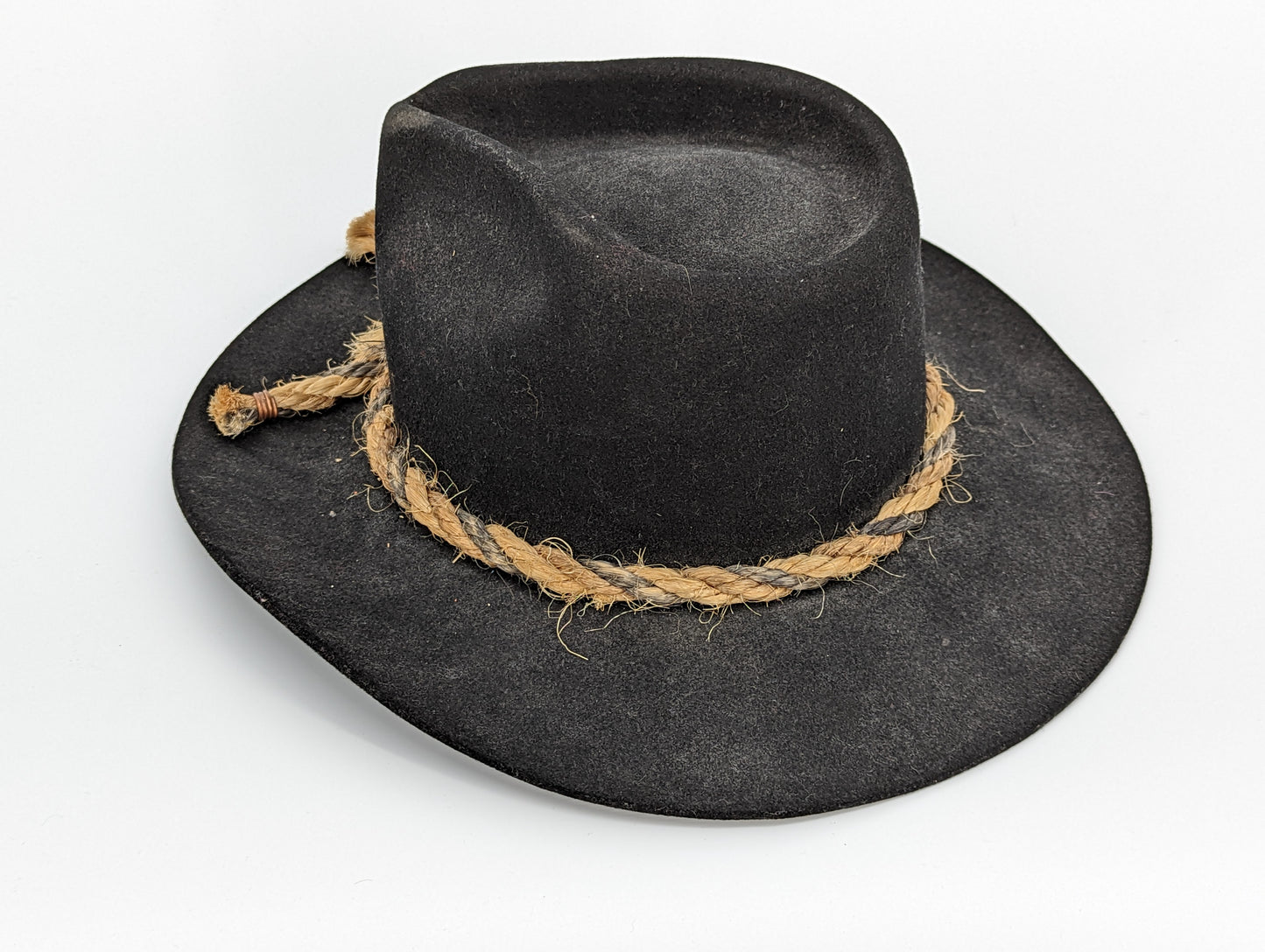 Shady Brady Black Fur Blend Cowboy Hat - Size XL